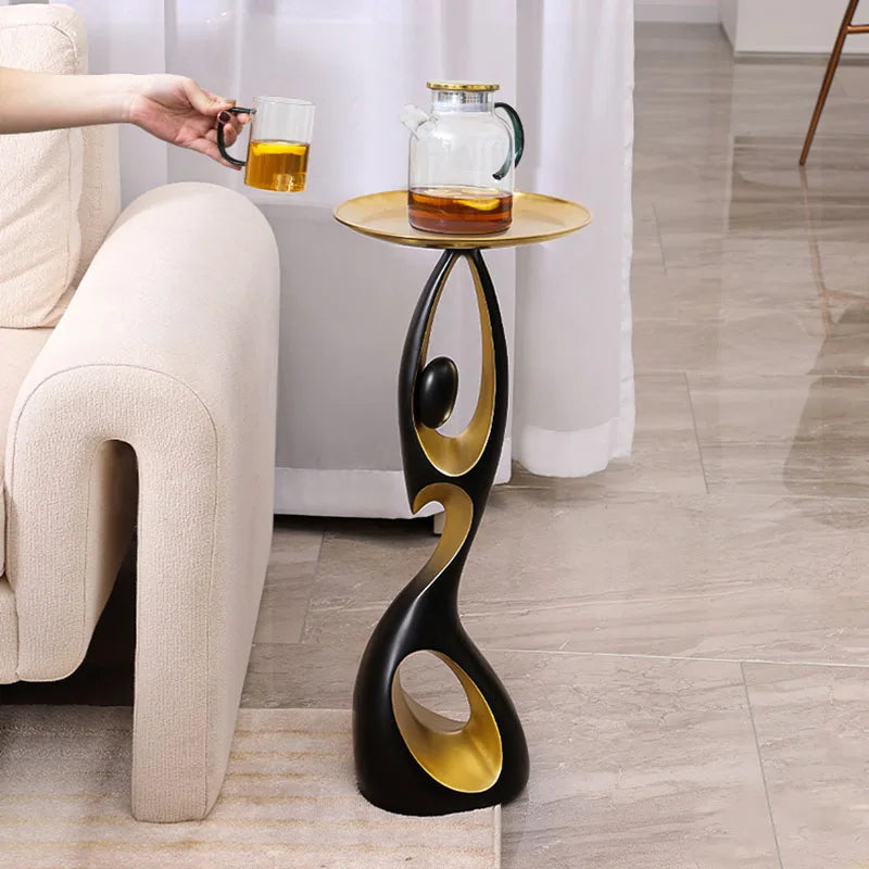 Abstract Side Table