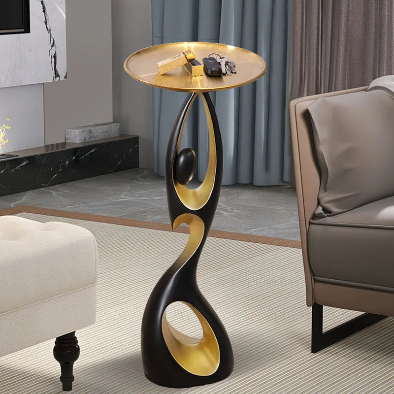 Abstract Side Table
