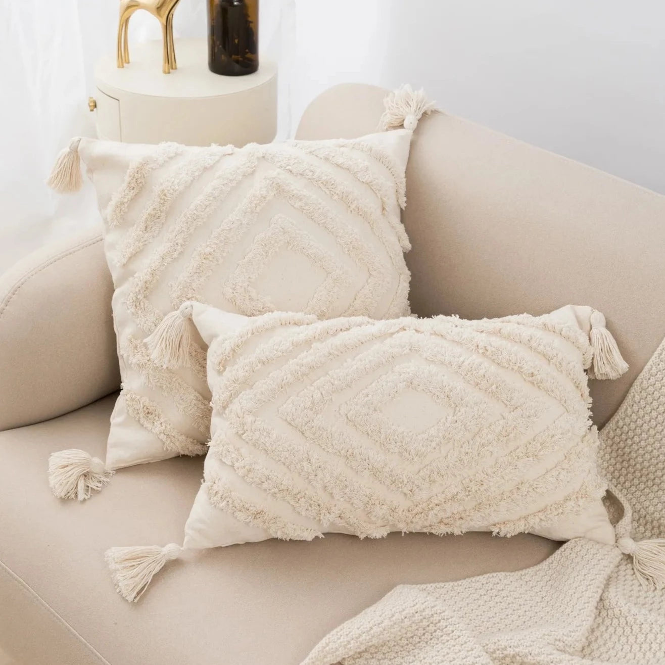 Tufted Pillow Cover