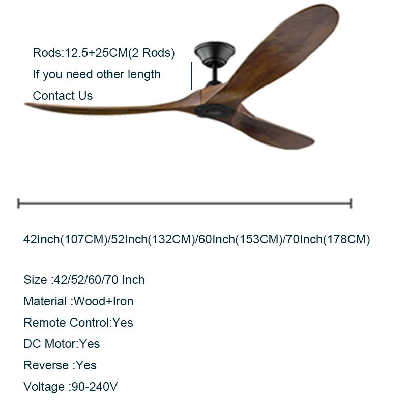 Wooden Ceiling Fan