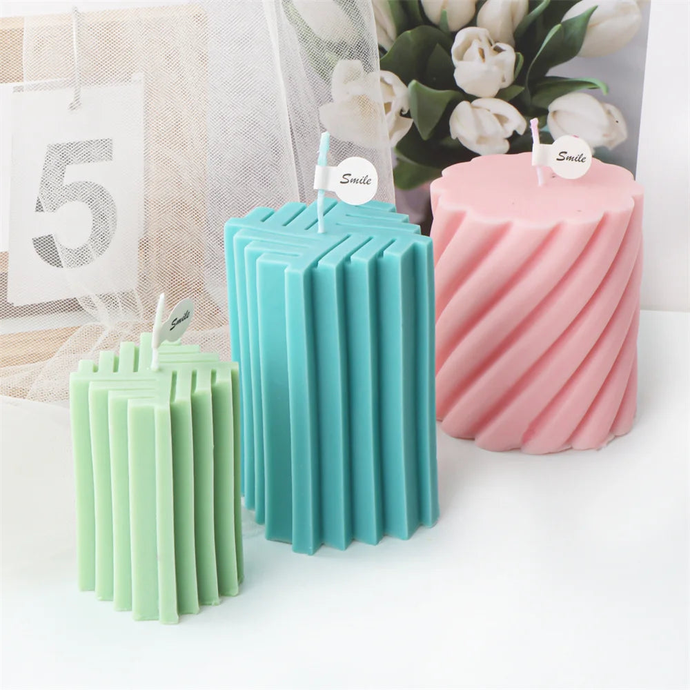 Geometric Shape Candle