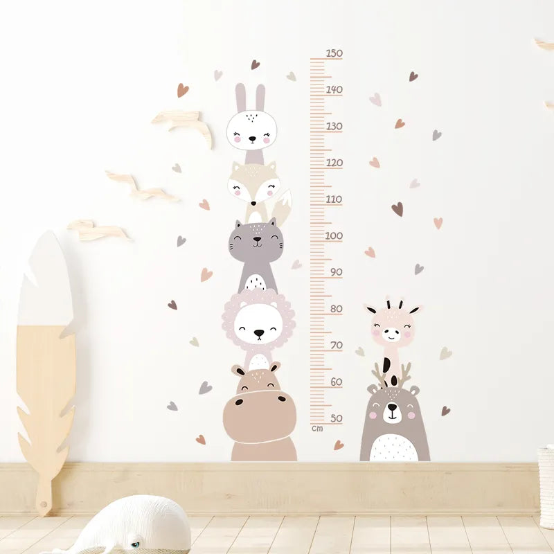 Cartoon Measurement Wall Sticker 