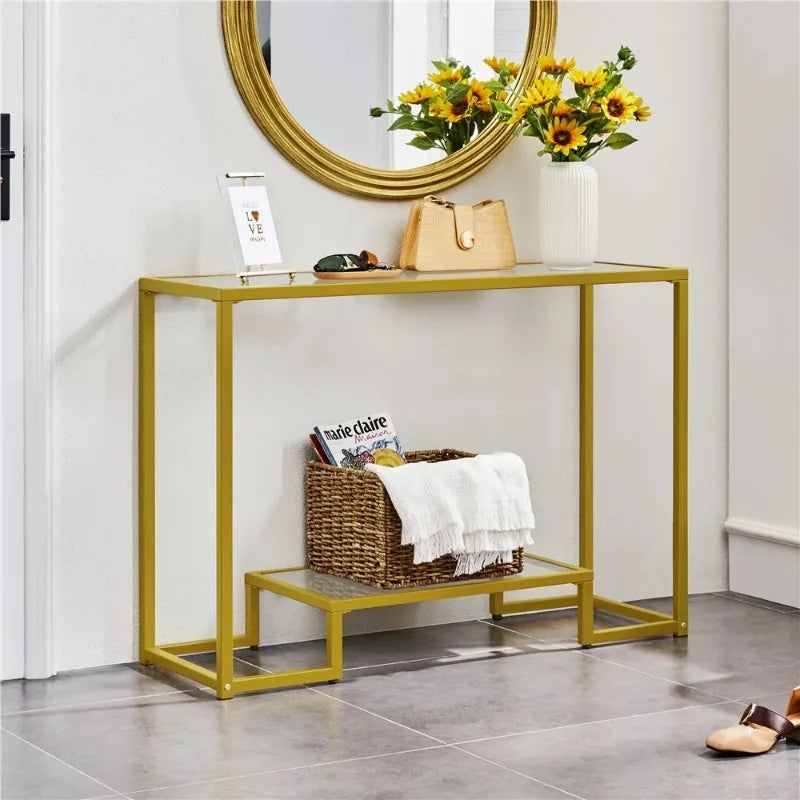 Tempered Glass Console Table