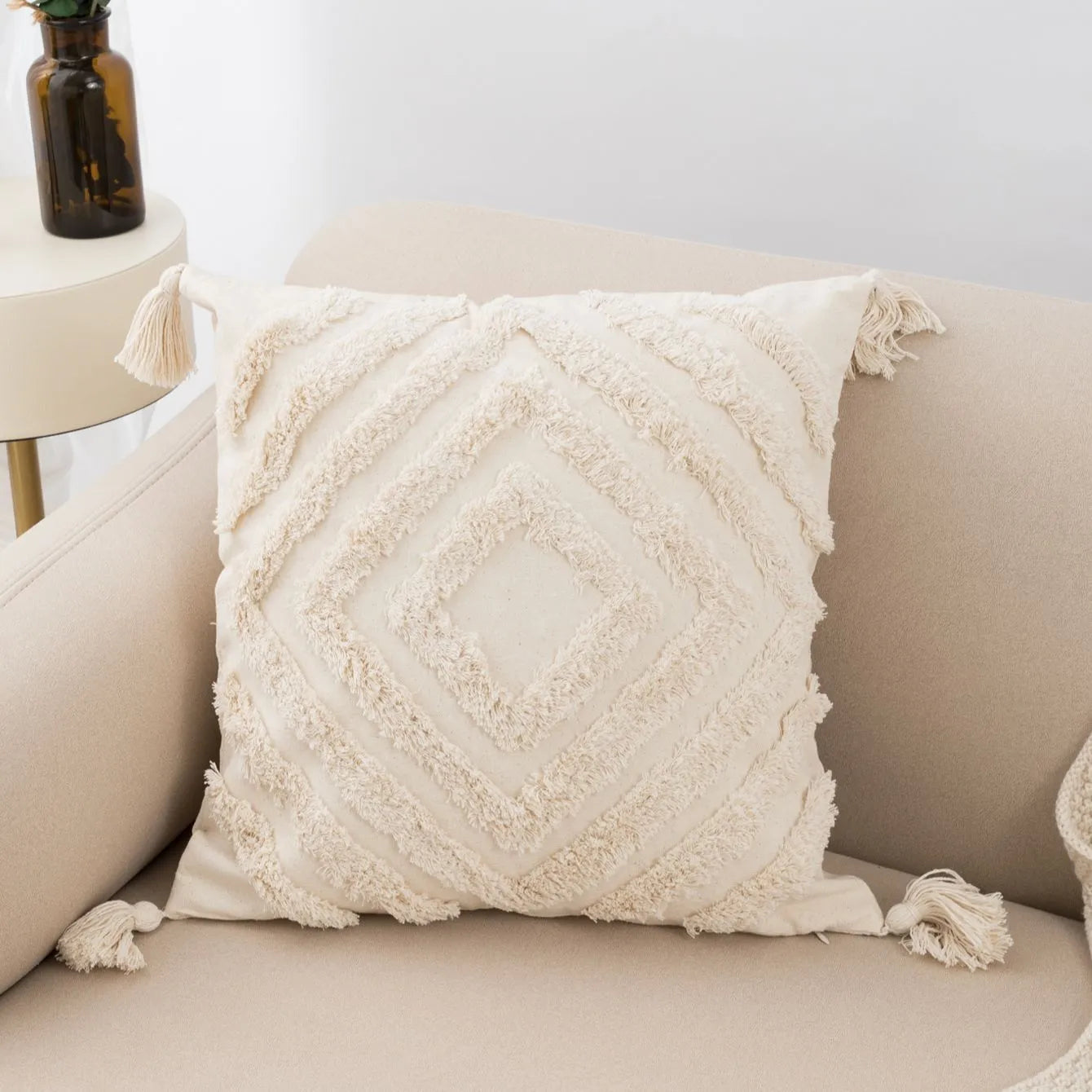 Tufted Pillow Cover 