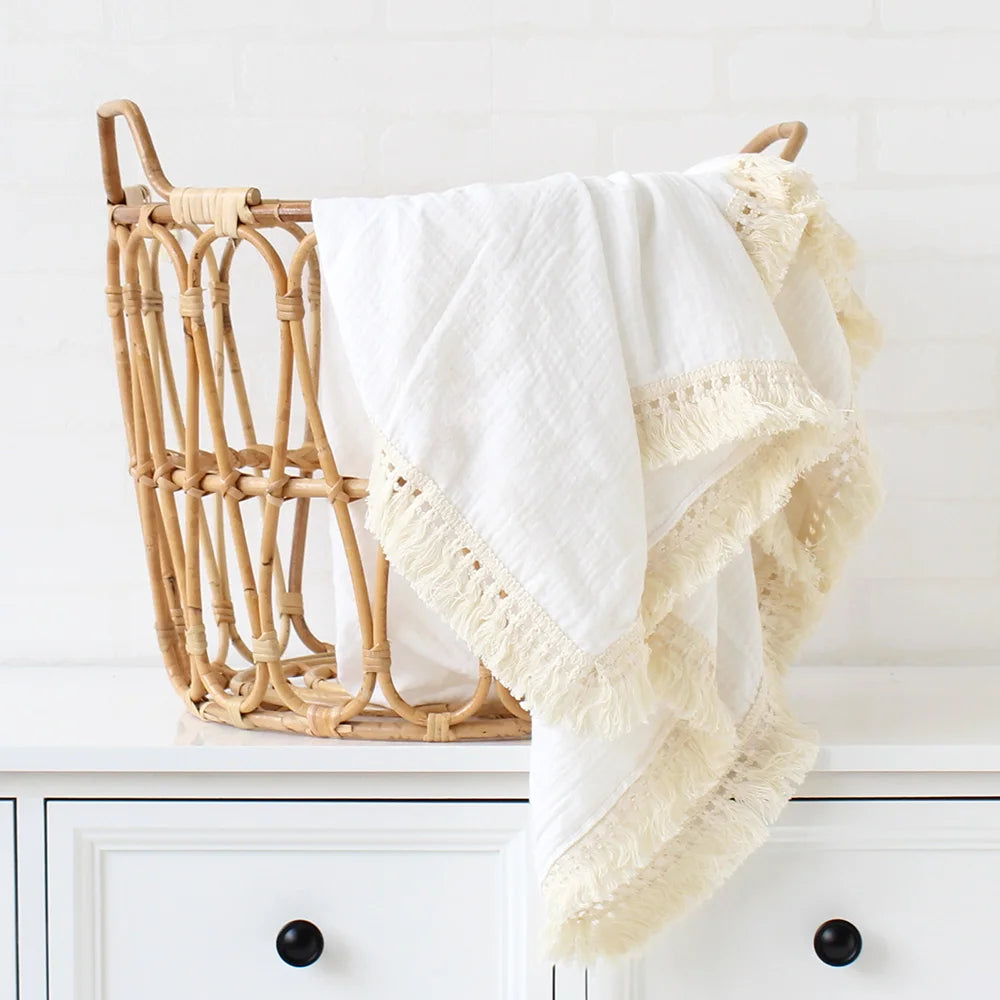 Tassel Baby Blanket 