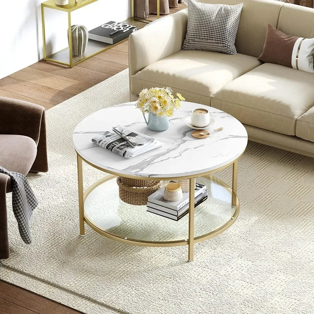 Round Marble Coffee Table