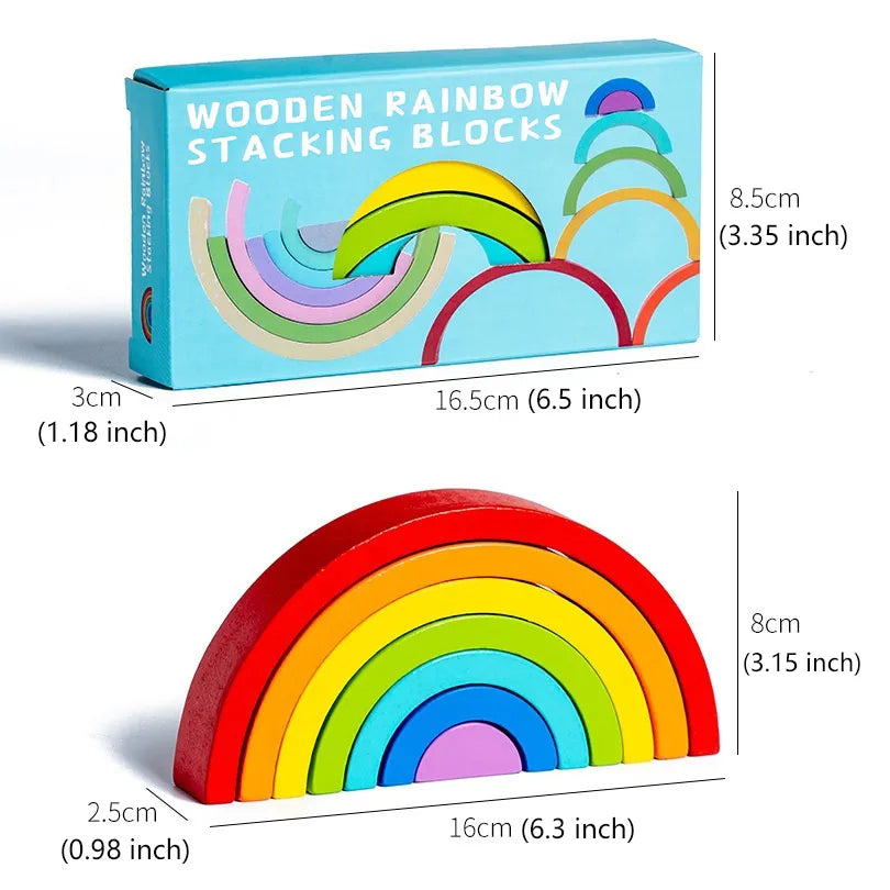 Wooden Rainbow Toy