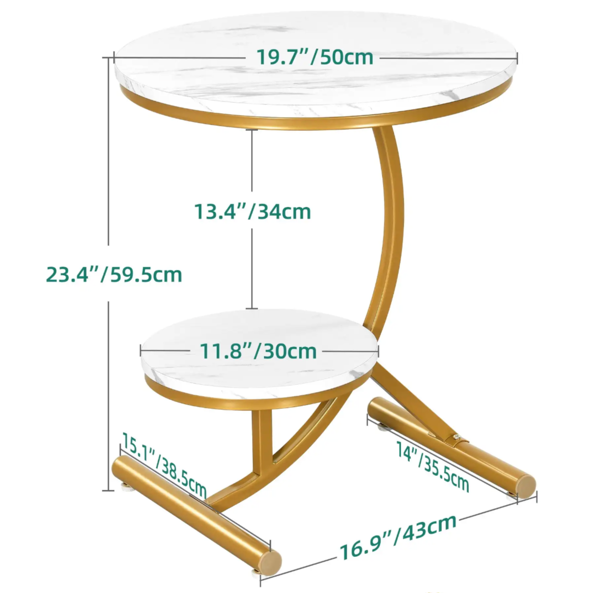 Faux Marble Table 