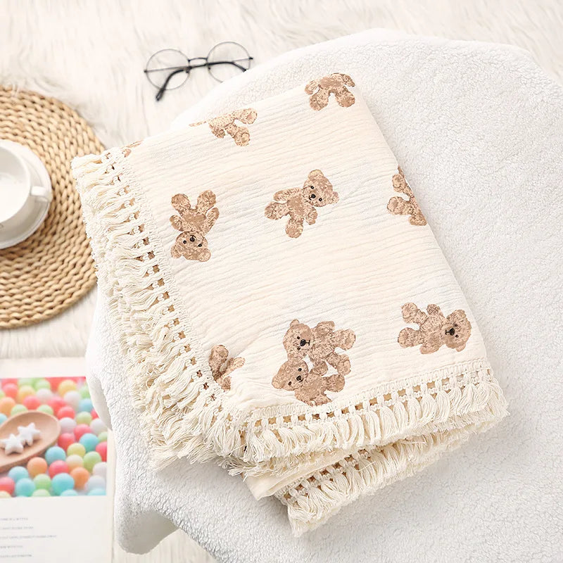 Tassel Baby Blanket 