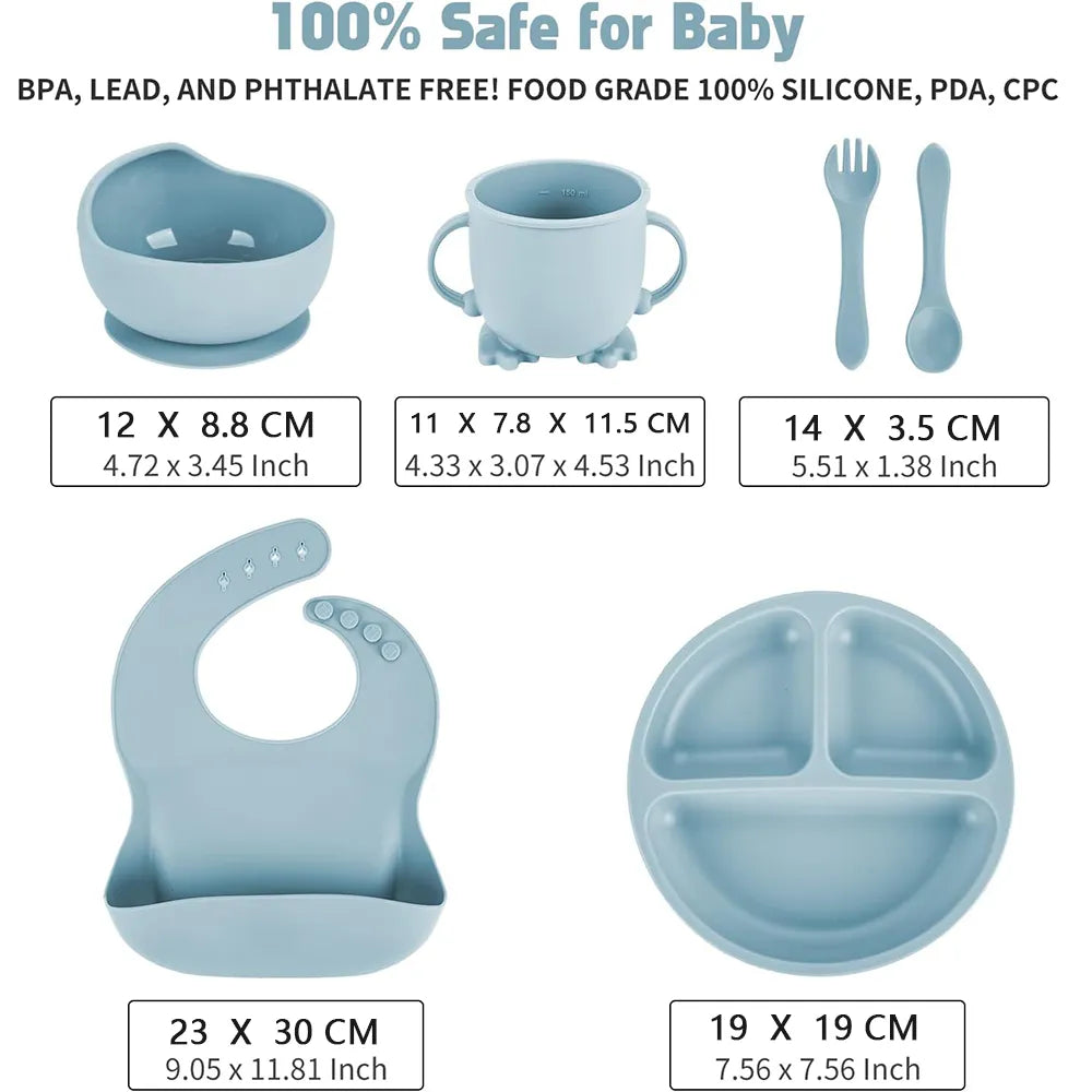 Silicone Baby Feeding Set