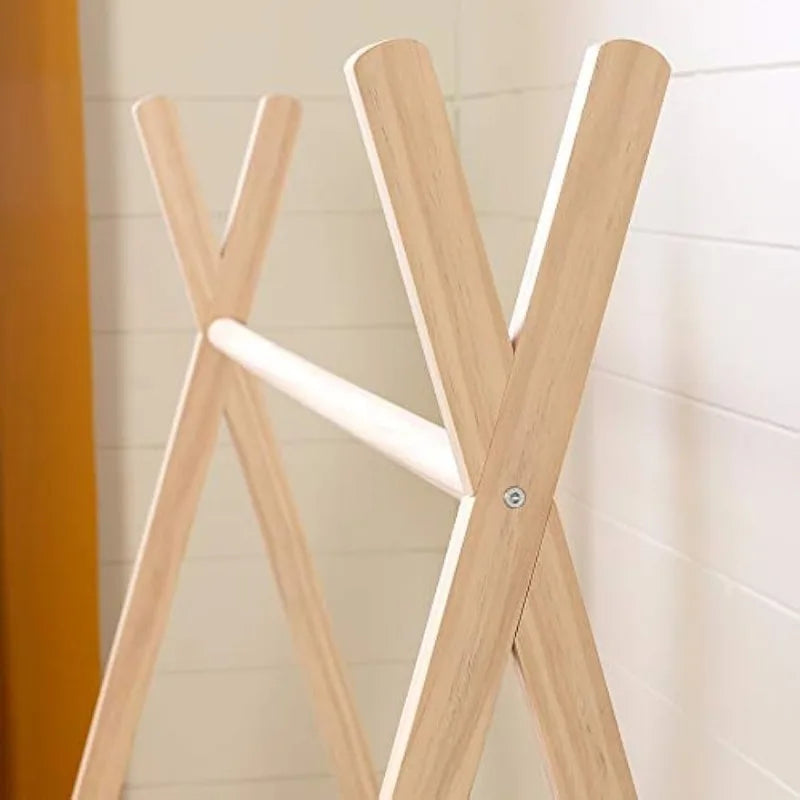 Wooden Clothes Rack