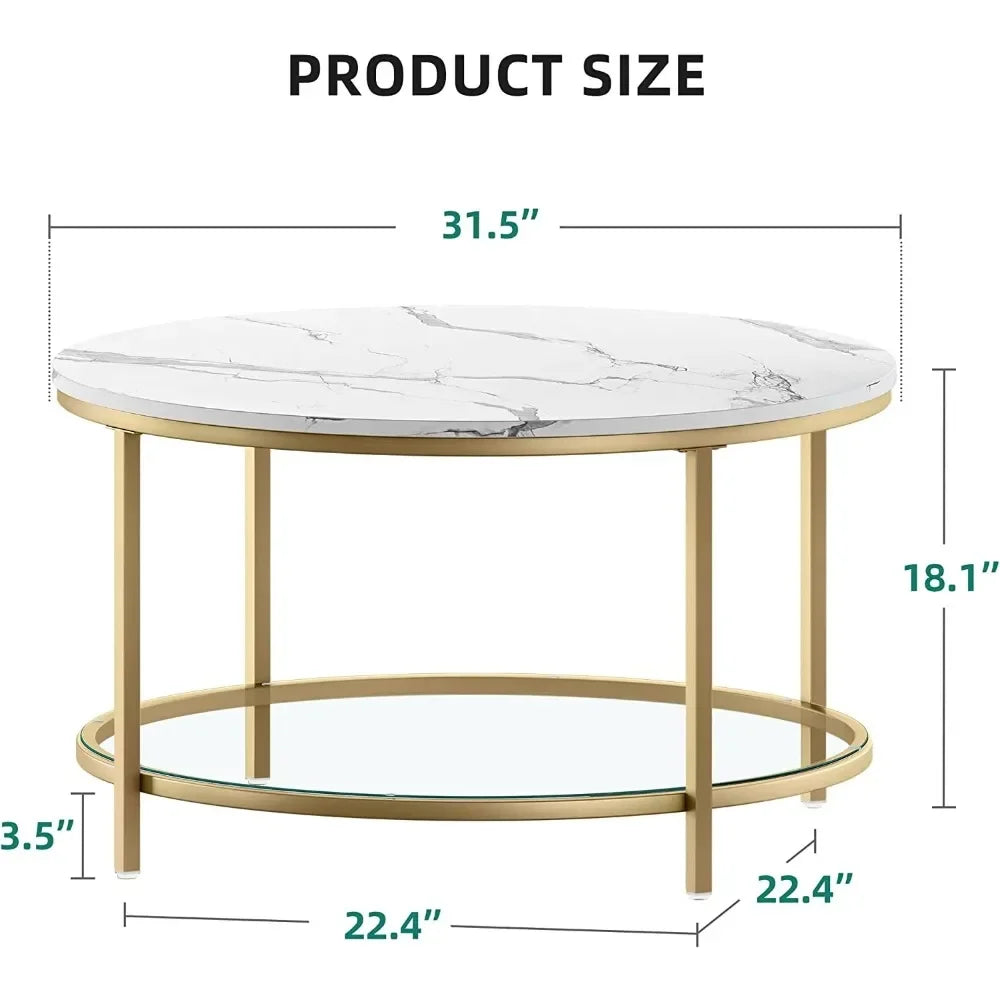 Round Marble Coffee Table